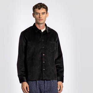 Far Afield Day Shirt Corduroy Schwarz