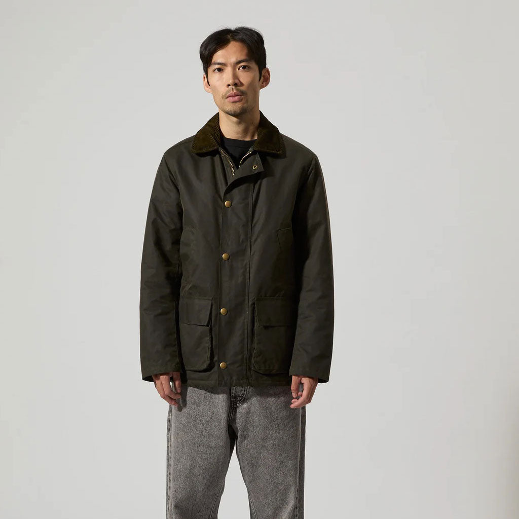 Brixtol Curtis Olive Wachs-Jacke