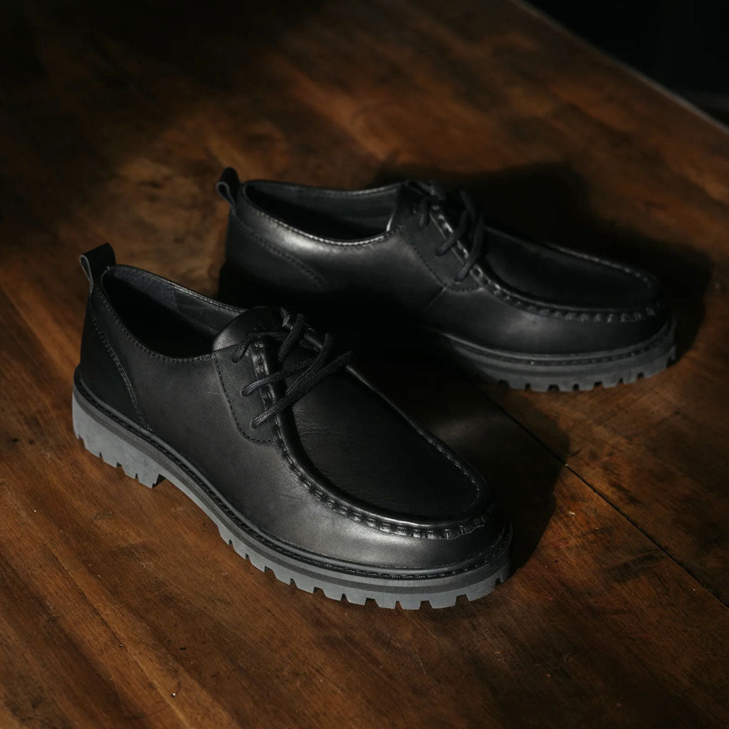 Clae Morrison Antique Black Leather