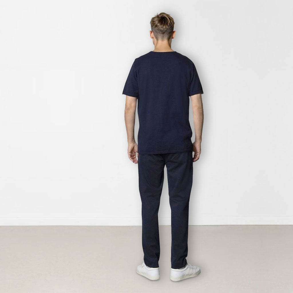 Clean Cut Copenhagen Thomas knitted T-Shirt Navy