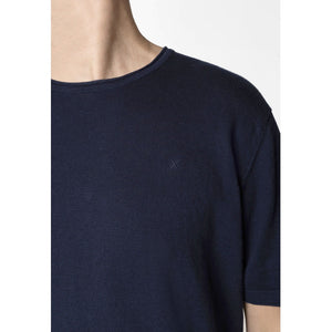 Clean Cut Copenhagen Thomas knitted T-Shirt Navy