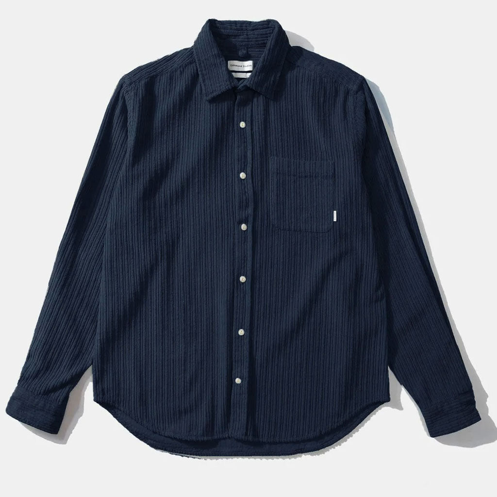 Edmmond Studios Jorge Cord Shirt Navy