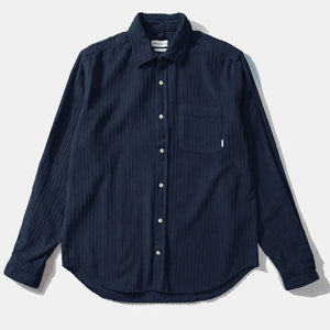 Edmmond Studios Jorge Cord Shirt Navy
