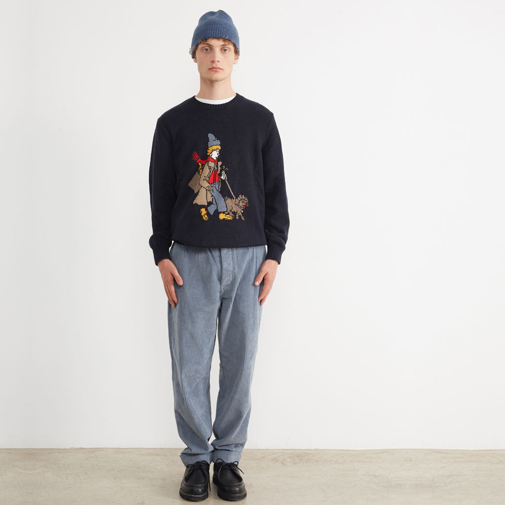 Edmmond Studios Walking Dog Sweater