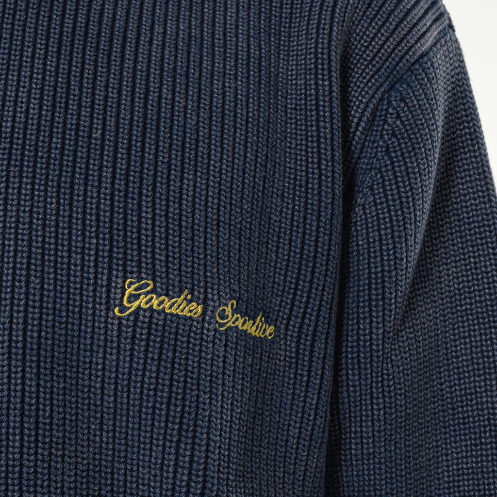 Goodies Sportive Washed Insignia Premium Sweater