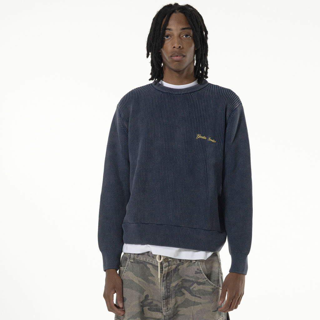 Goodies Sportive Washed Insignia Premium Sweater