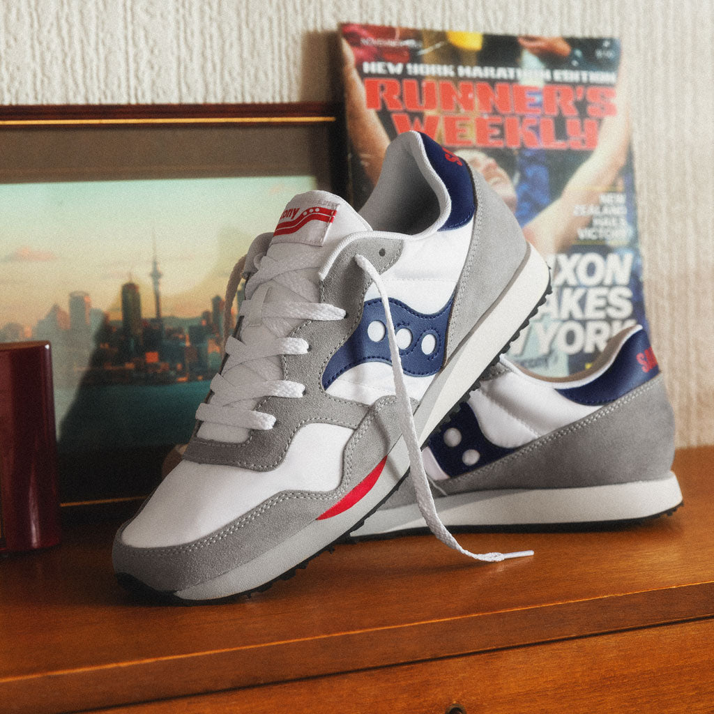 Saucony DXN Trainer Weiss Navy