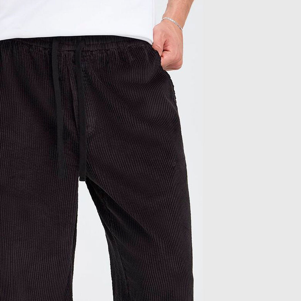 Solid Alann Cord Hose Schwarz