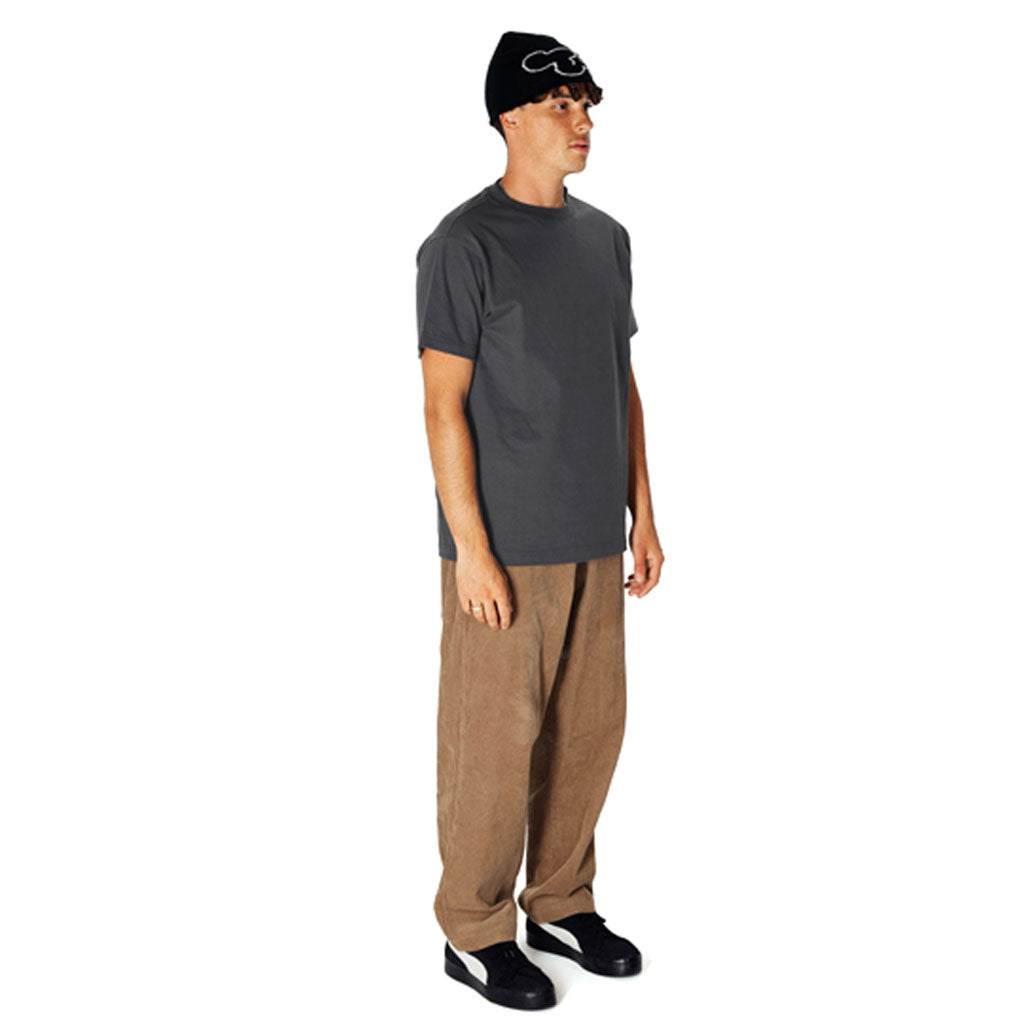 Taikan Heavyweight Plain Tee Charcoal