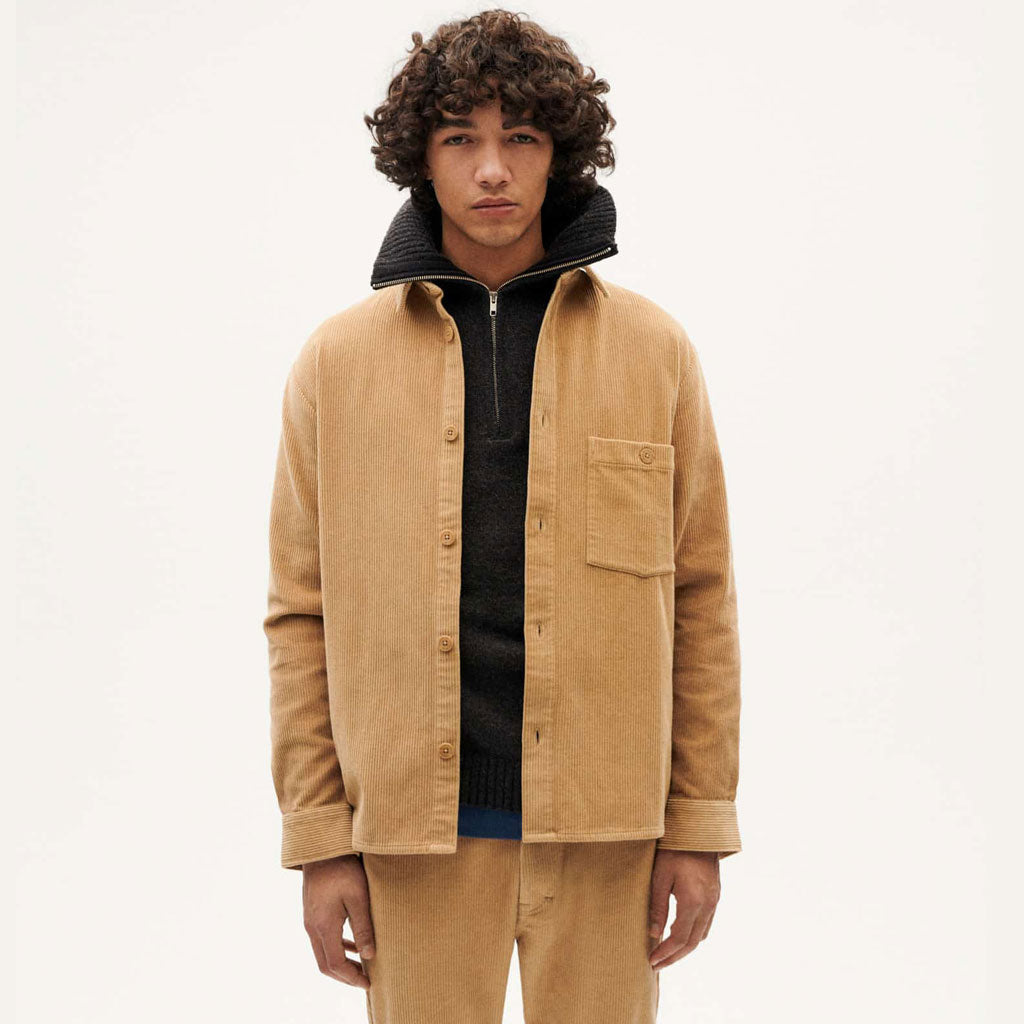 Thinking Mu Cloud Cream Cord Theo Overshirt