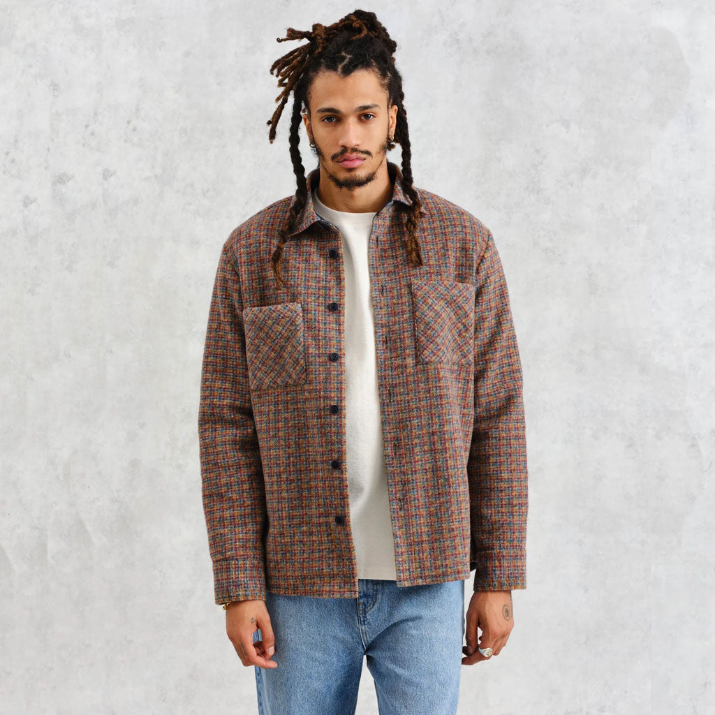 Wax London Whiting Overshirt Fleece Multi