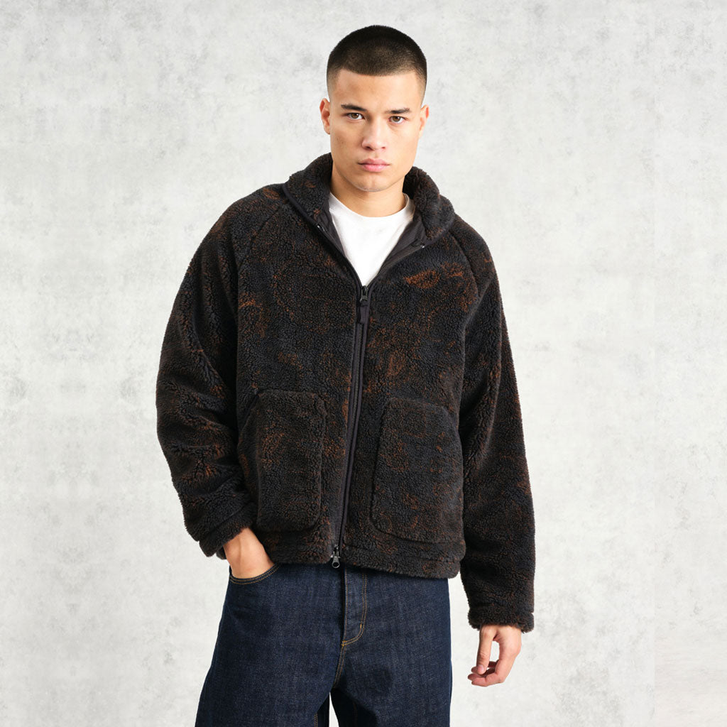 Wax London Tate Paisley Jacquard Fleece Jacket