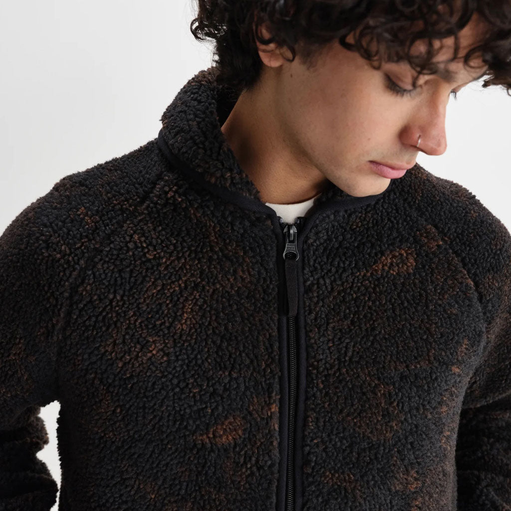 Wax London Tate Paisley Jacquard Fleece Jacket