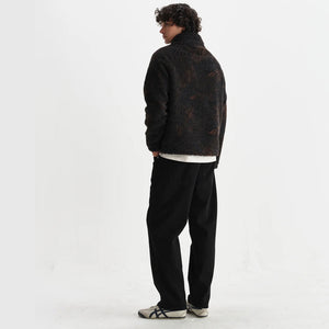 Wax London Tate Paisley Jacquard Fleece Jacket