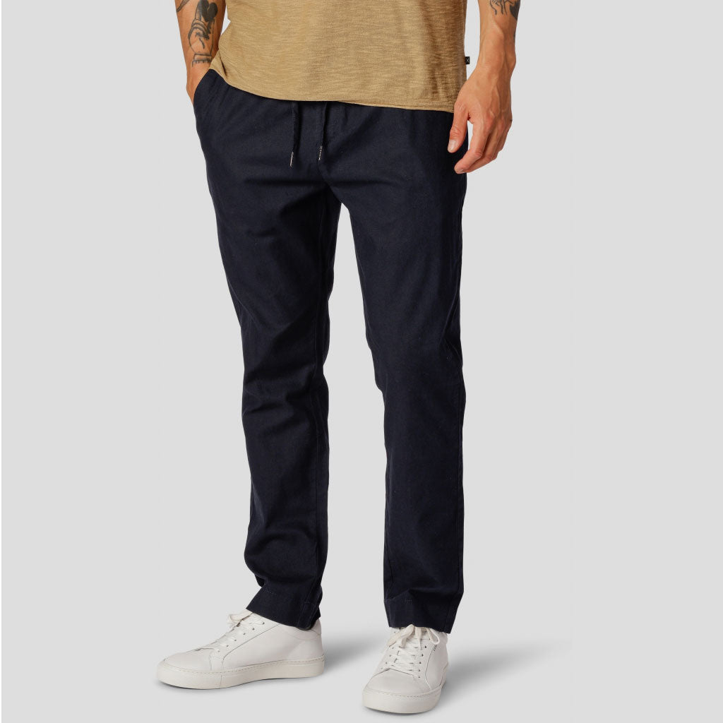 Clean Cut Copenhagen Barcelona Hose Leinen Navy