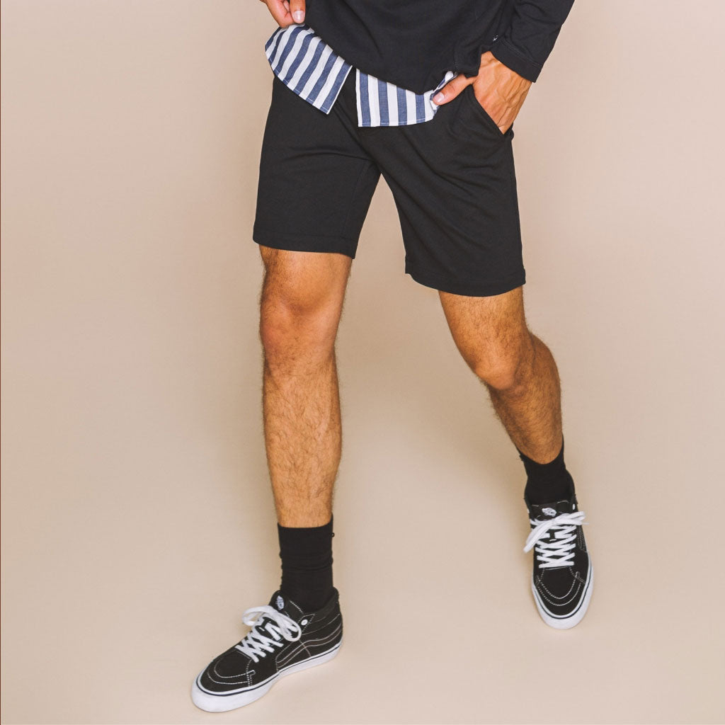 Clean Cut Copenhagen Milano Jersey Shorts Schwarz