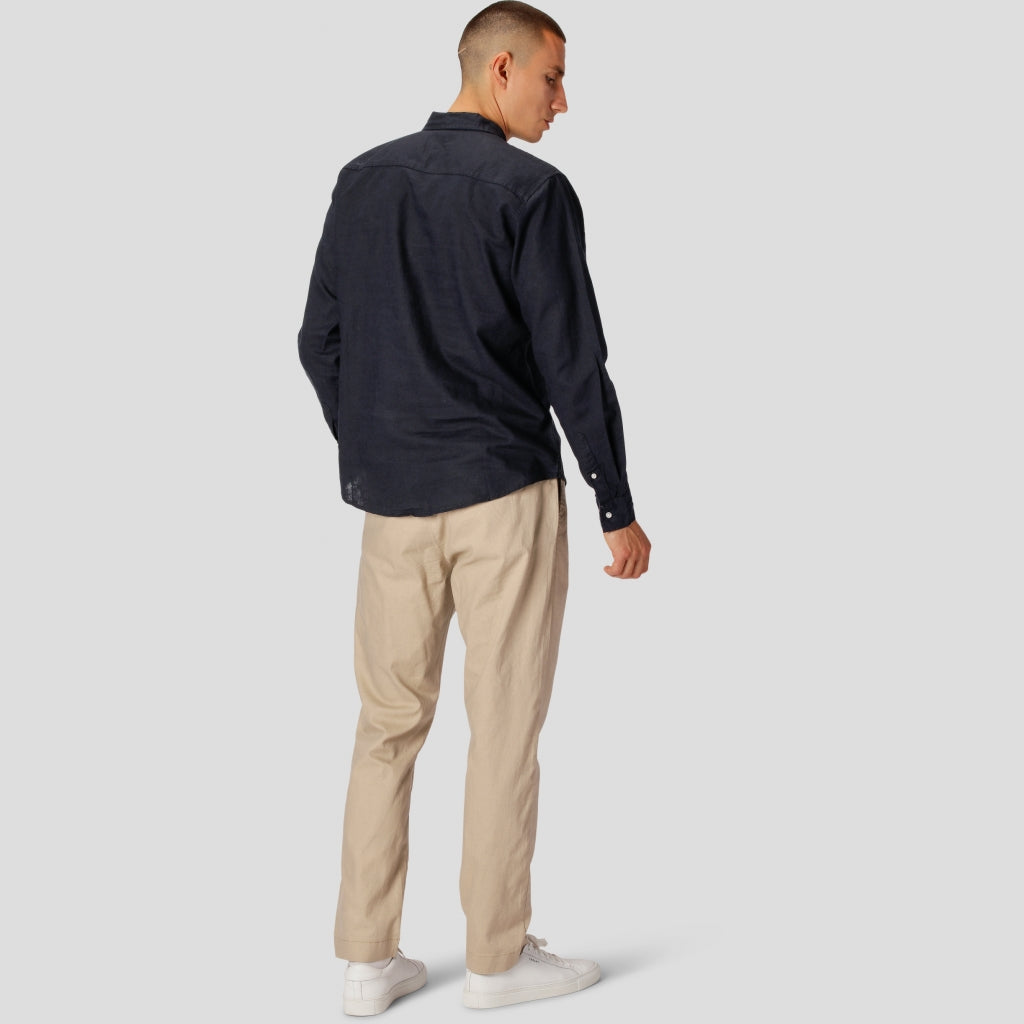 Clean Cut Copenhagen Barcelona Hose Leinen Khaki