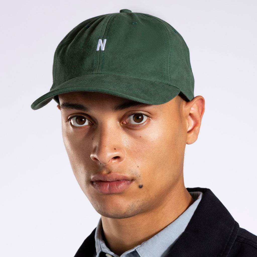Norse Projects Twill Sports Cap Dartmouth Green