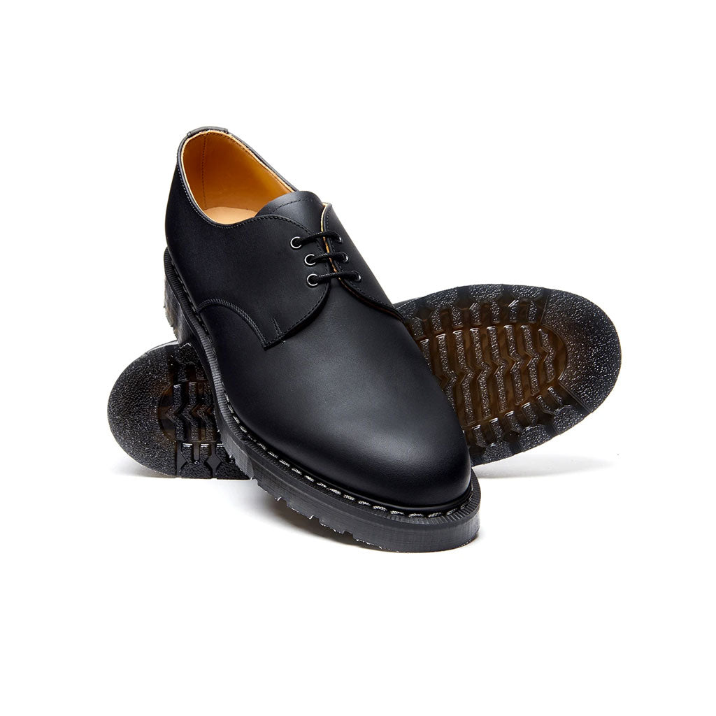 Solovair Gibson Shoe Black Greasy