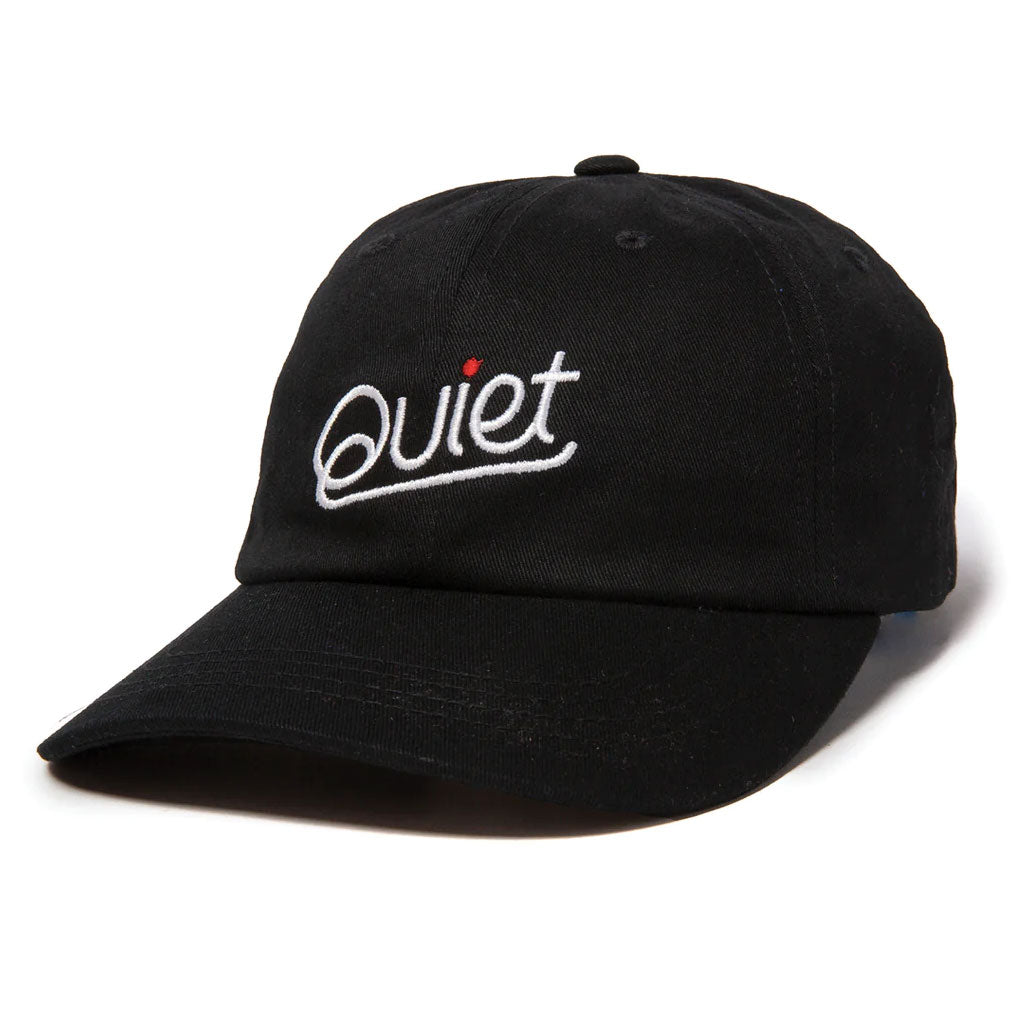 The Quiet Life Cursive Dad Hat Black